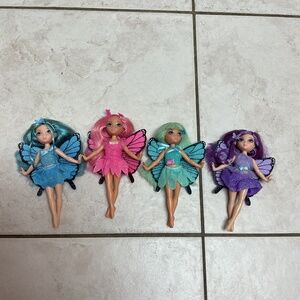 Barbie Mariposa Fairytopia Small Butterfly Fairies set of 4